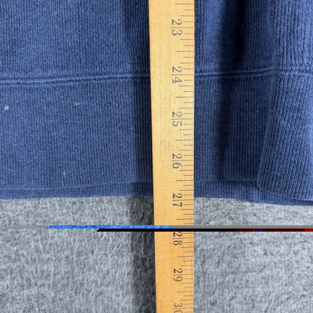 Vintage Polo Ralph Lauren Sweater Sweatshirt Preppy Men 2XL Blue Crewneck Pony - Picture 4 of 7